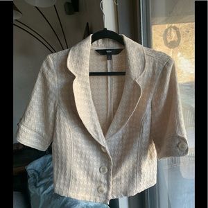 Cropped Boucle Jacket